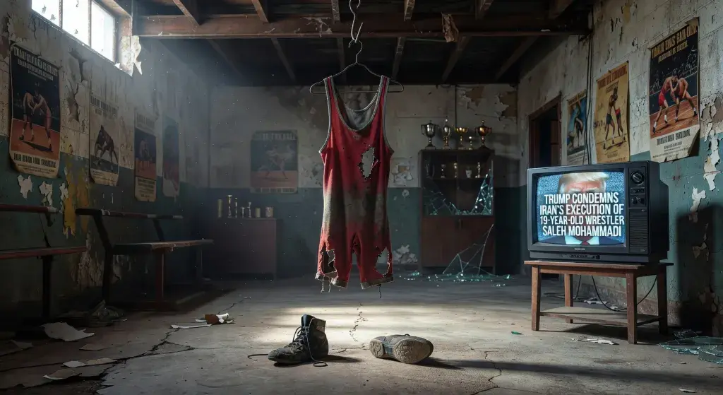 Trump condemns Iran's execution of 19-year-old wrestler Saleh Mohammadi