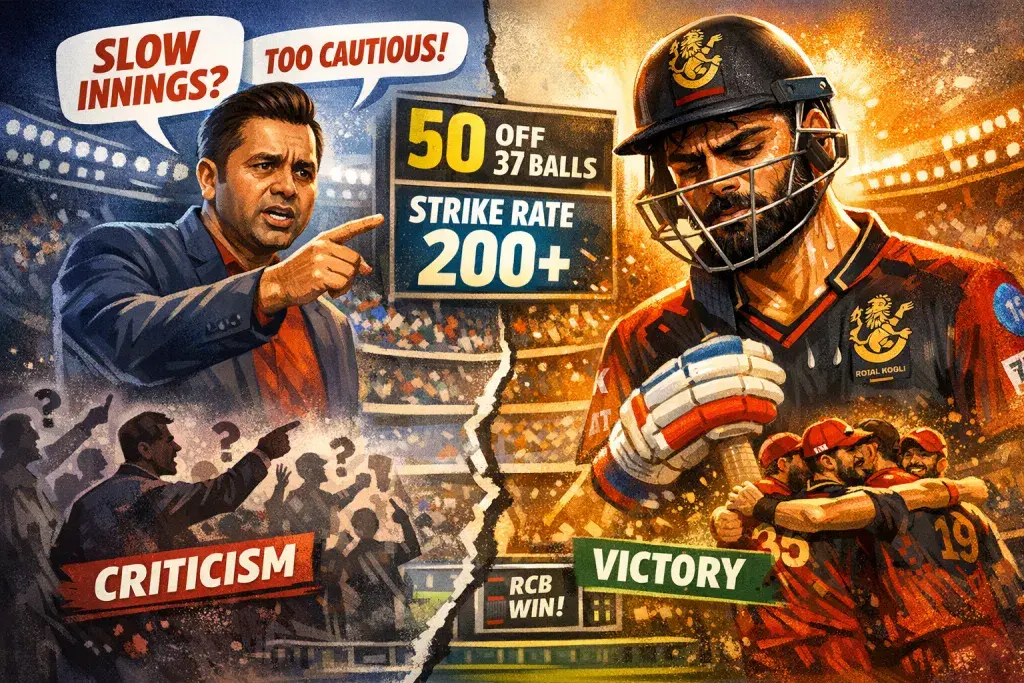 Aakash Chopra Questions Virat Kohli's Slow Fifty Against Mumbai Indians